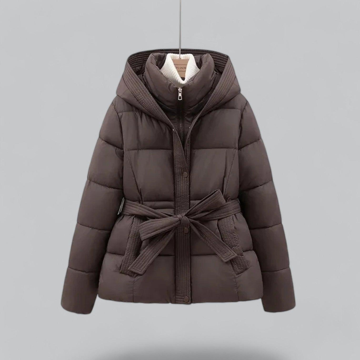 Naven New Winter Jacket Parka Belted Coat