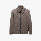 Men’s Classic Wool Blend Zip-Up Jacket