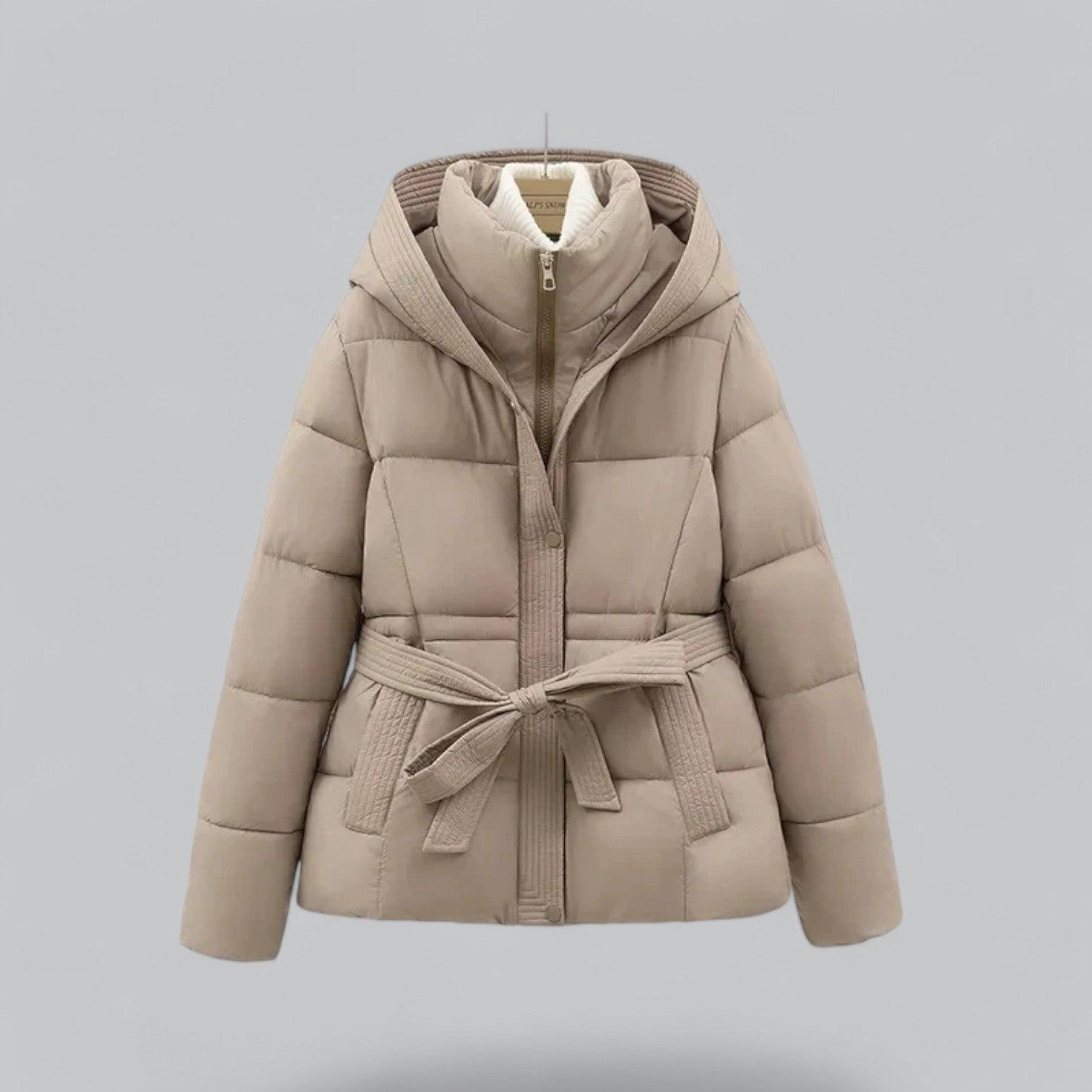 Naven New Winter Jacket Parka Belted Coat