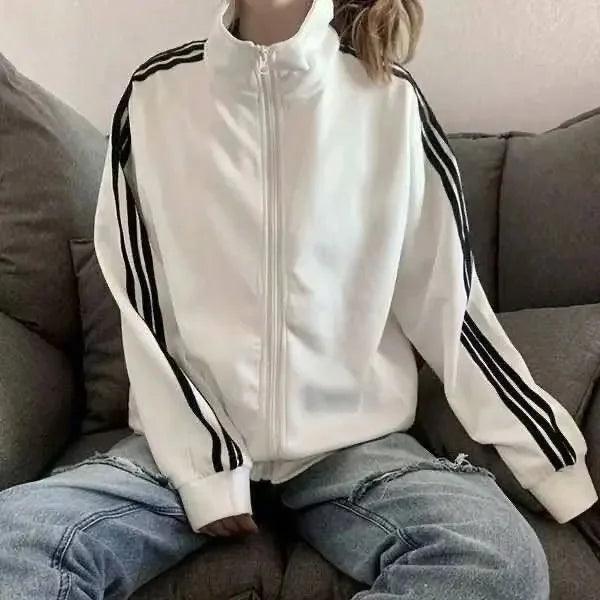 New Autumn Korean Style Loose-Fit Baseball Jacket – Casual & Trendy