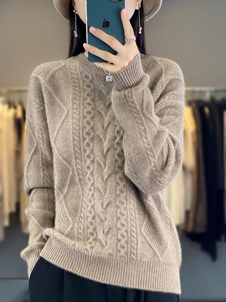 Naven Women’s 100% Merino Wool Cashmere Sweater