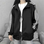 New Autumn Korean Style Loose-Fit Baseball Jacket – Casual & Trendy
