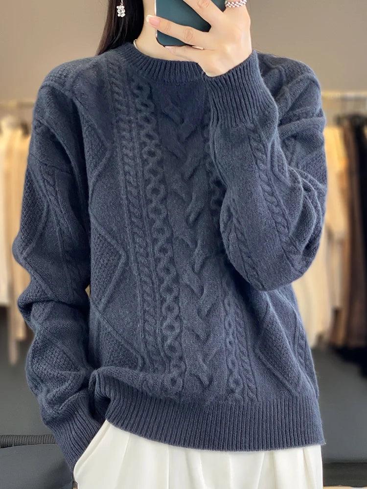 Naven Women’s 100% Merino Wool Cashmere Sweater