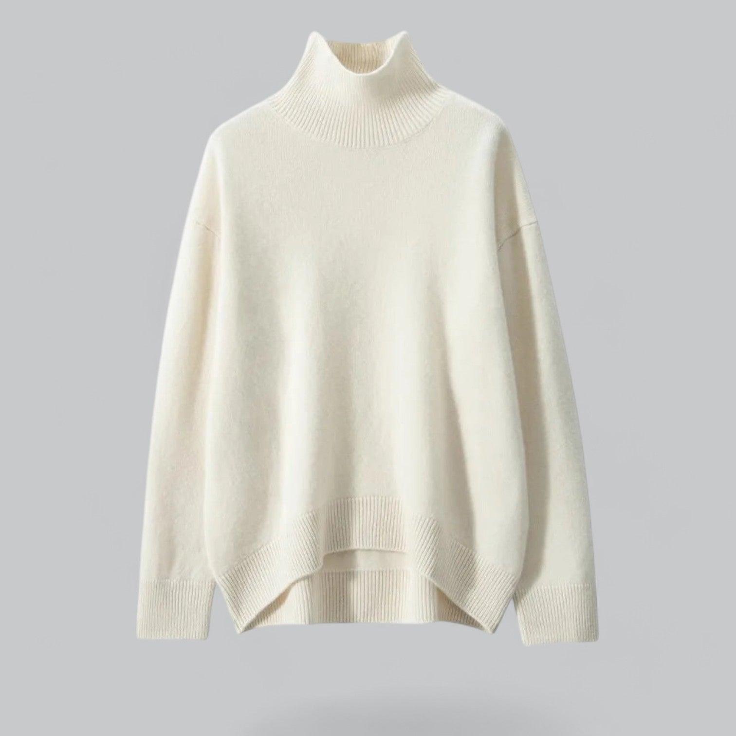 Naven Women's Classy Cashmere Sweater Turtle Neck Pullover