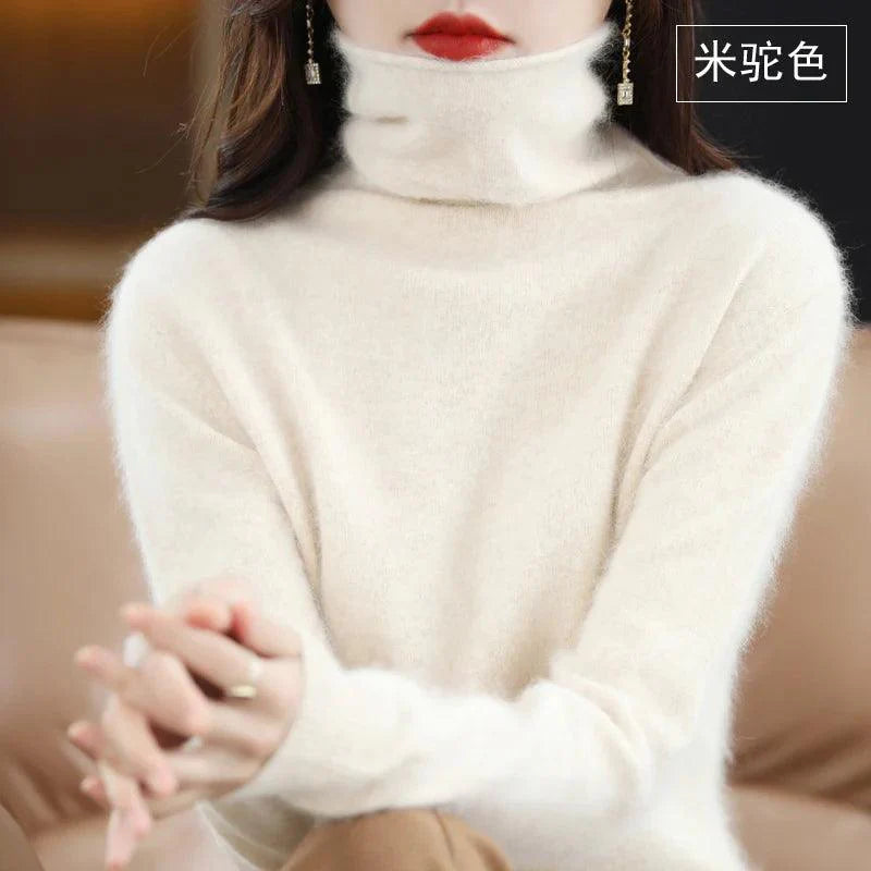 100% Mink Cashmere Sweater – Soft & Warm Knitwear