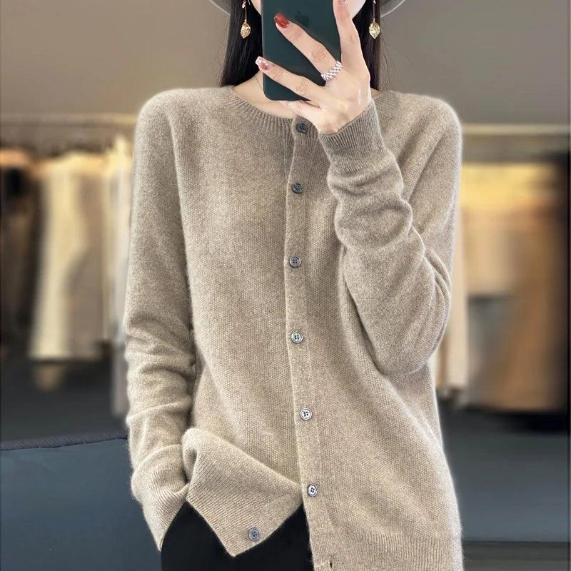 Spring 100% Pure Merino Cashmere Sweater
