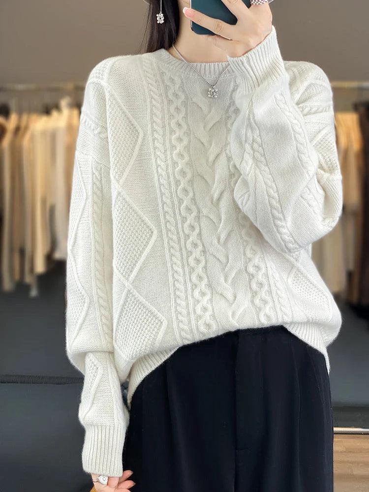 Naven Women’s 100% Merino Wool Cashmere Sweater