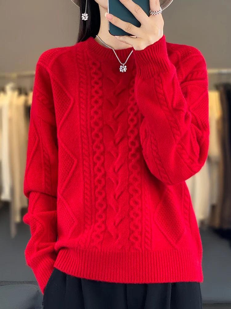 Naven Women’s 100% Merino Wool Cashmere Sweater