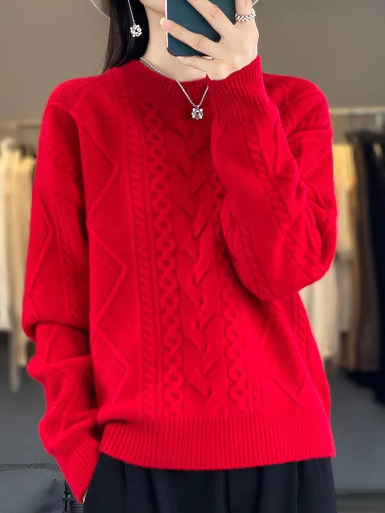Naven Women’s 100% Merino Wool Cashmere Sweater