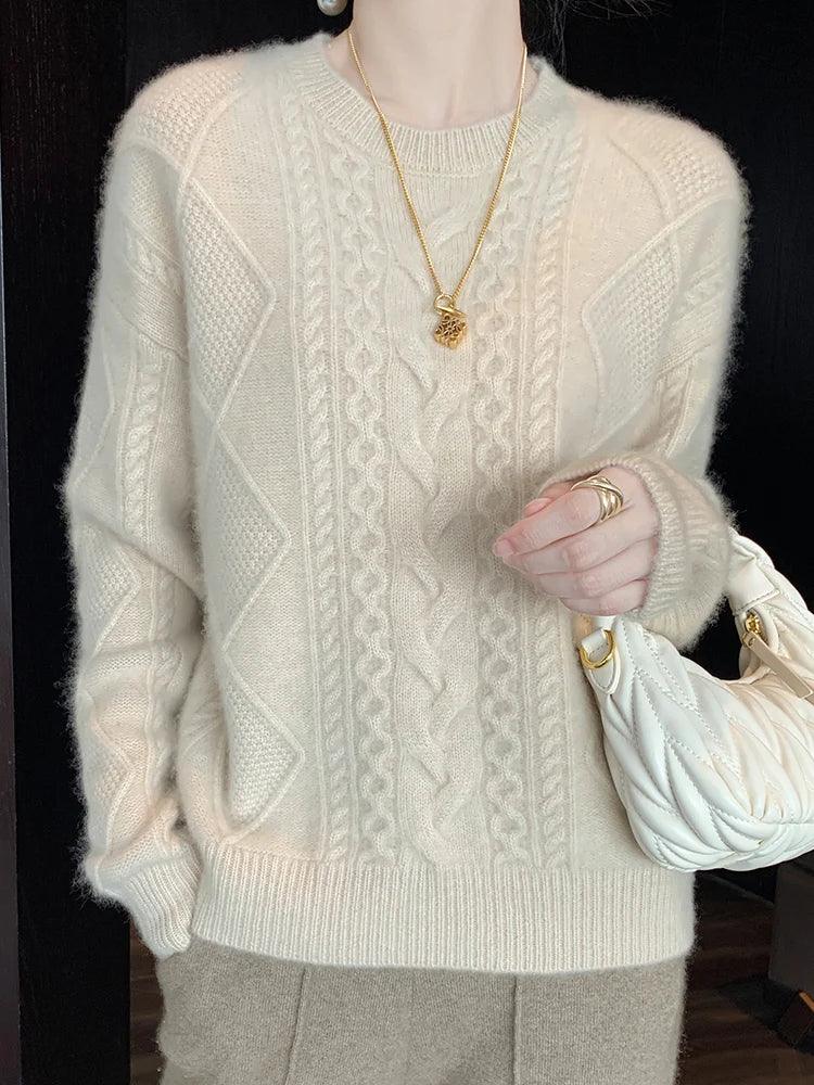 Naven Women’s 100% Merino Wool Cashmere Sweater