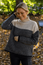 Naven Sweater Soft Cashmere Turtleneck Sweater